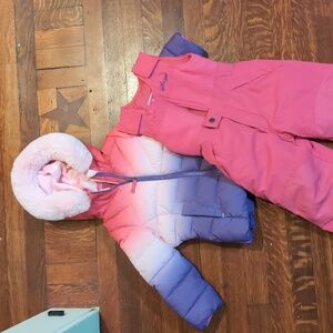 Snozu Pink and Purple Snow Suit and Jacket